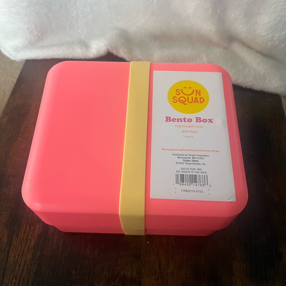 Coral Bento Box Sun Squad Coral Bento Box.